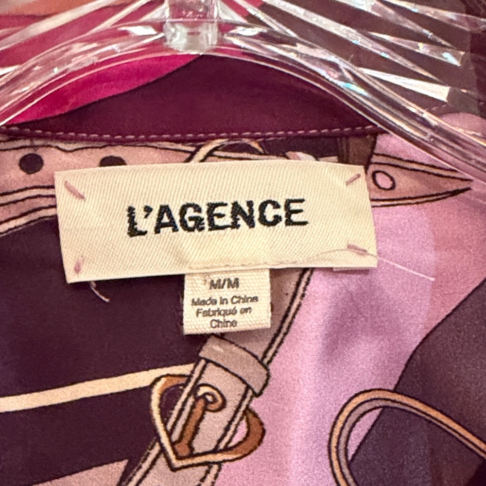 L'AGENCE Multicolor Patterned Blouse - Picture 3 of 7